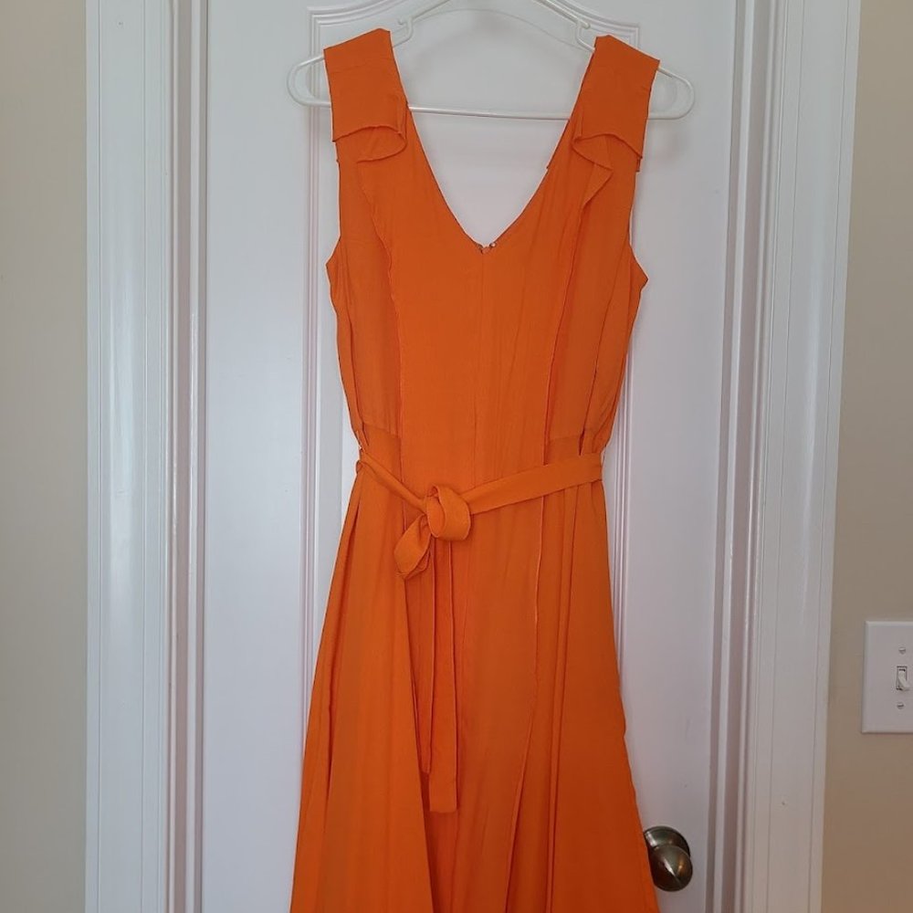 Ruffle Midi Dress